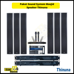 Paket Sound System Masjid Speaker Coloumn Thinuna QL-120L - 6 Speaker